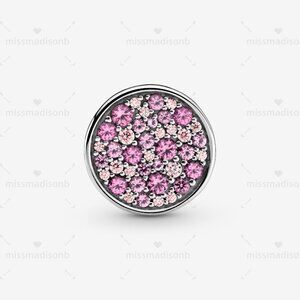 Pandora Pink Pavé Clip Charm